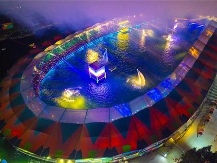 山水共生，，，钢膜筑梦！钱柜qg777中标重庆板辽湖项目，，，解锁膜结构新可能