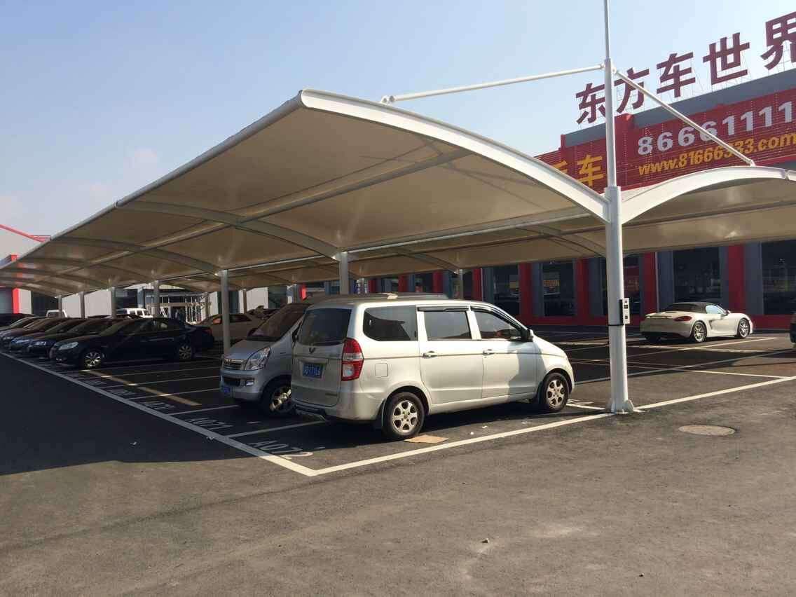  制作膜结构停车棚之前要做些什么准备事情_施工知识_非凡膜结构